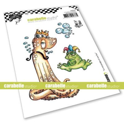 Carabelle Studio Cling Stamps - Le Roi Poulpe Et Son Fou